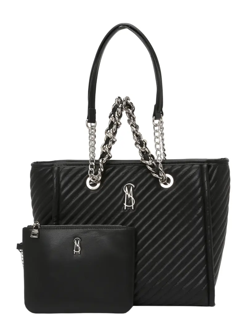 Shopper Bkattt-H nero / argento