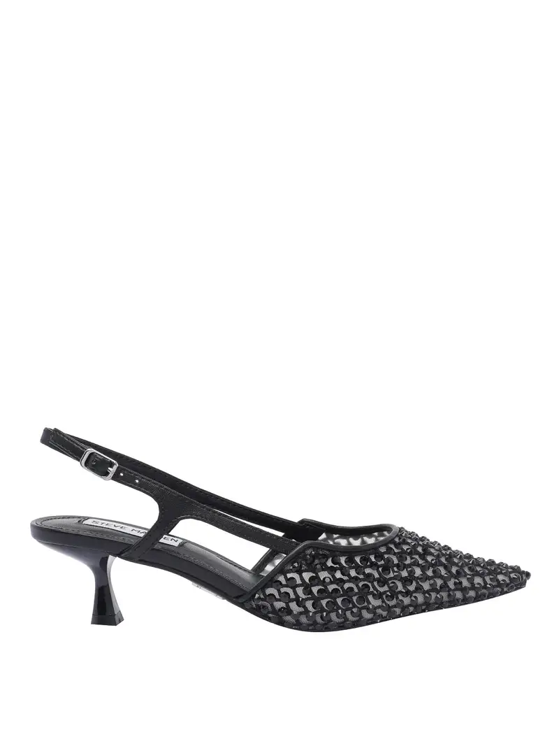 Steve Madden Slingback con pompa Legaci Nero