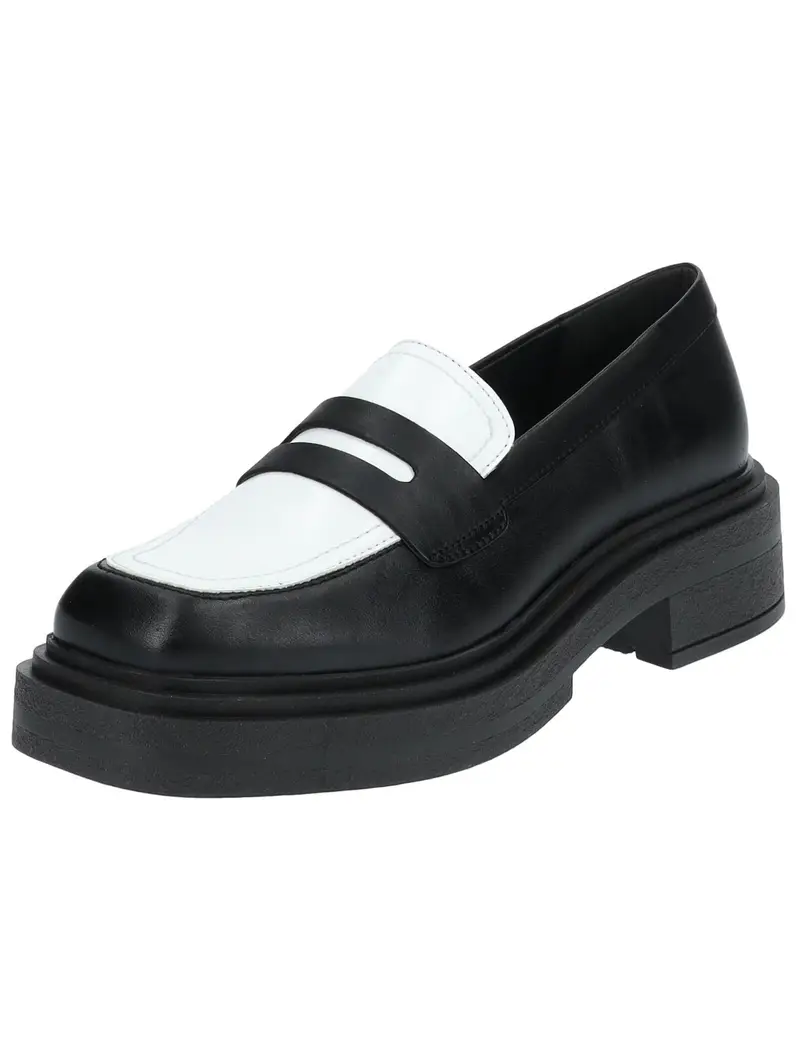 STEVE MADDEN Slipper  nero / bianco