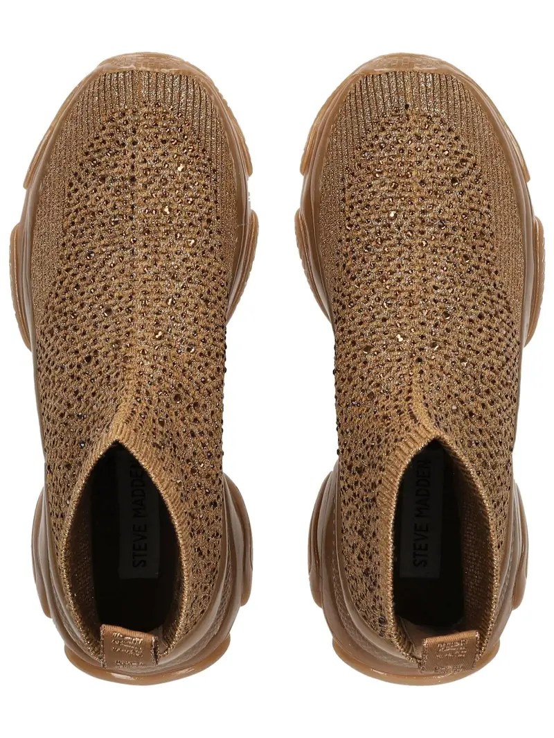 STEVE MADDEN Sneaker alta  bronzo / oro miniatura 2