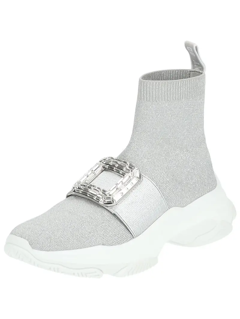 STEVE MADDEN Sneaker alta  grigio argento / argento