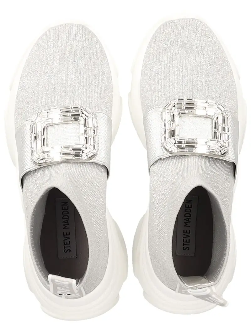 STEVE MADDEN Sneaker alta grigio argento / argento miniatura 2