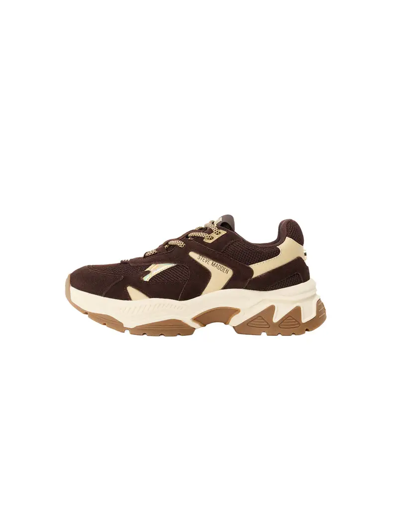 Sneaker bassa Ample camoscio / marrone scuro