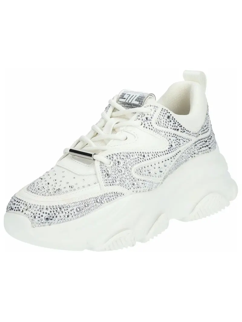 STEVE MADDEN Sneaker bassa  argento / bianco