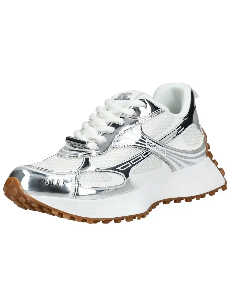 Sneaker bassa argento / bianco