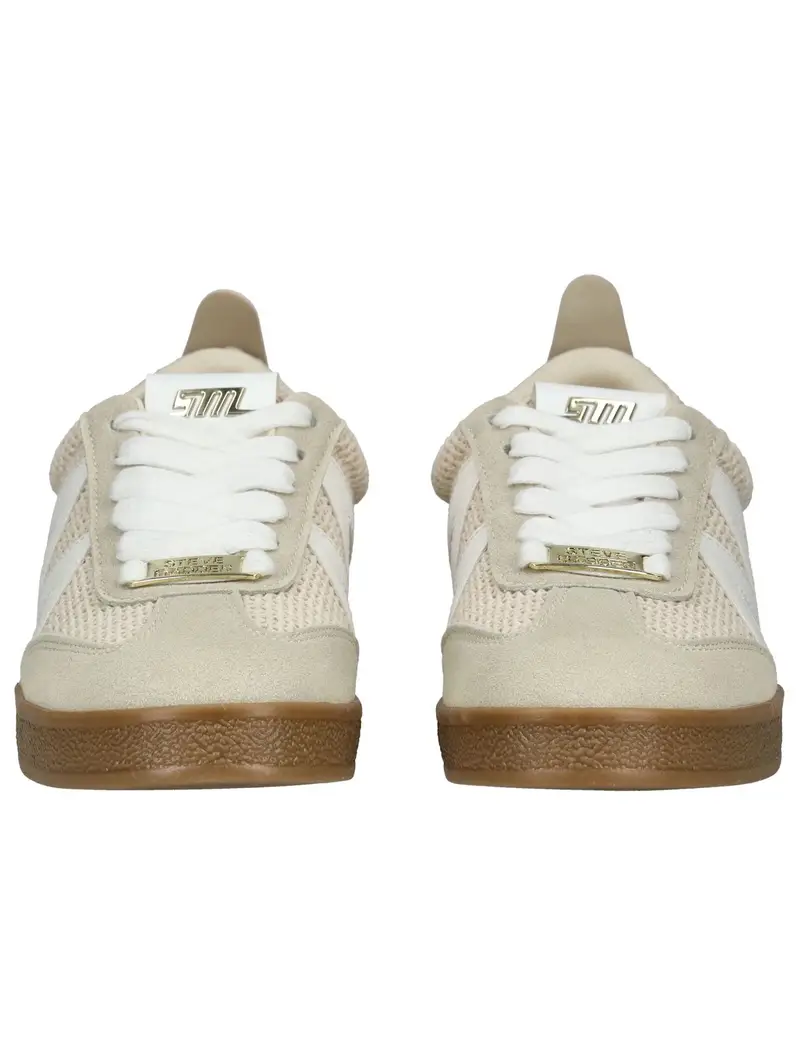 Sneaker bassa beige / bianco miniatura 3
