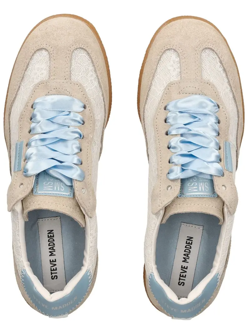 STEVE MADDEN Sneaker bassa beige chiaro / blu cielo / bianco miniatura 2