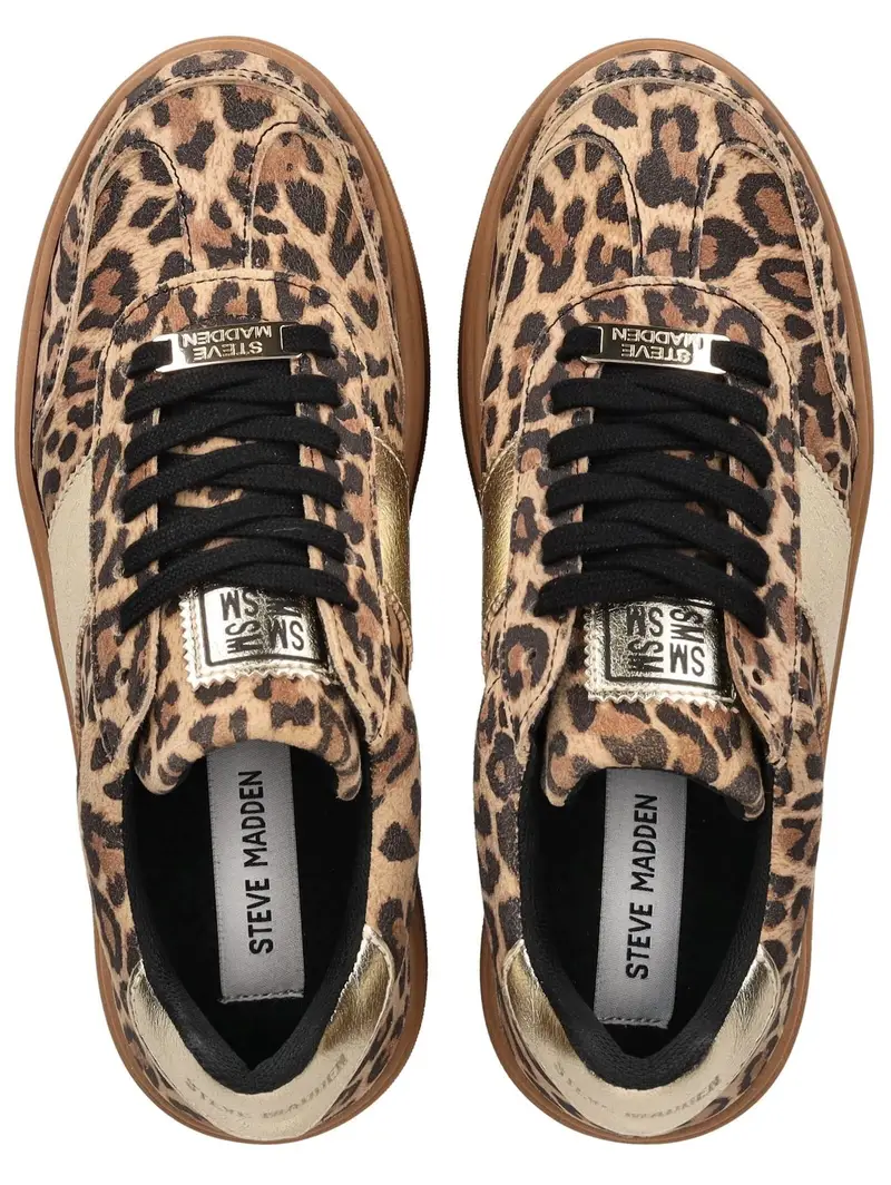 STEVE MADDEN Sneaker bassa beige / marrone / oro miniatura 2