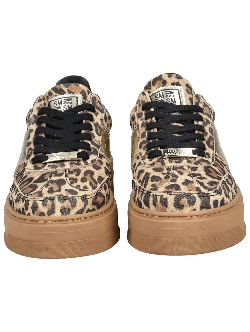 STEVE MADDEN Sneaker bassa beige / marrone / oro miniatura 3