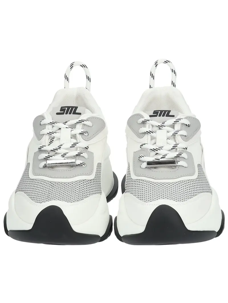 STEVE MADDEN Sneaker bassa 'BELISSIMO' grigio / nero / bianco miniatura 3