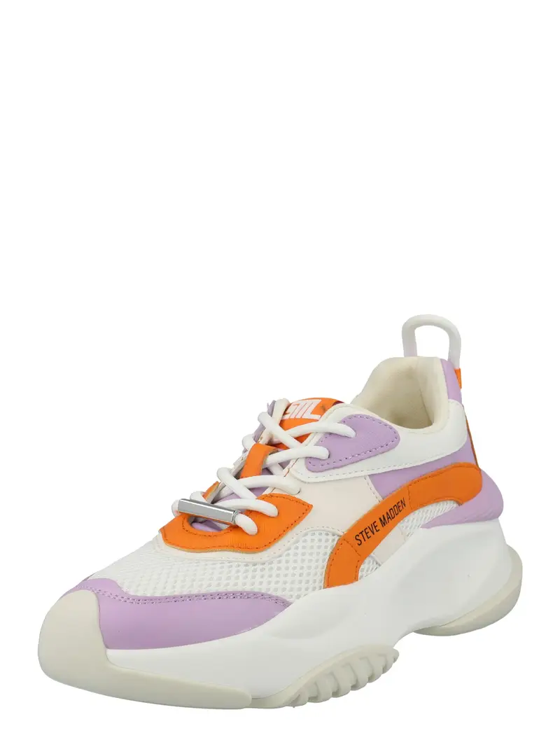 STEVE MADDEN Sneaker bassa 'Belissimo'  lavanda / arancione scuro / nero / bianco