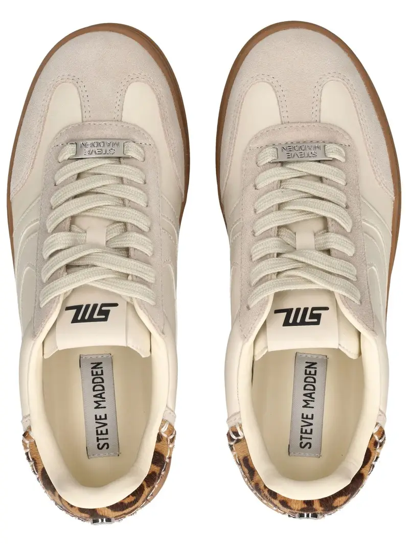 STEVE MADDEN Sneaker bassa camello / grigio chiaro / nero / bianco miniatura 2
