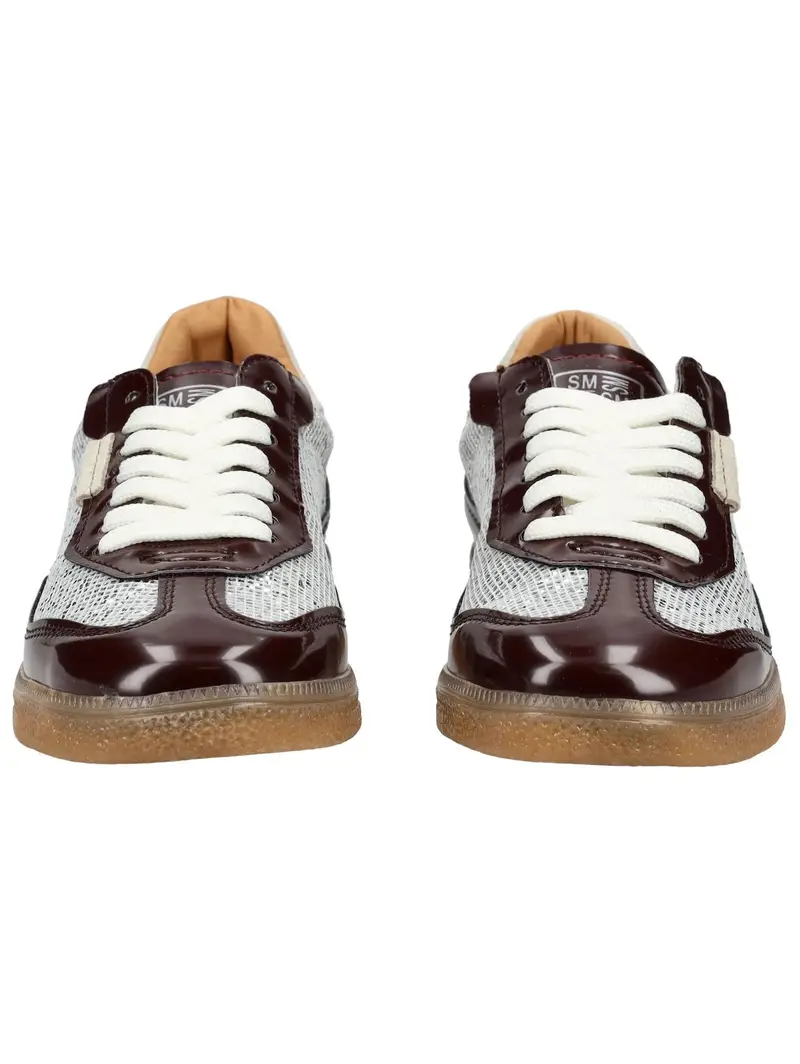 STEVE MADDEN Sneaker bassa champagne / borgogna / argento miniatura 3