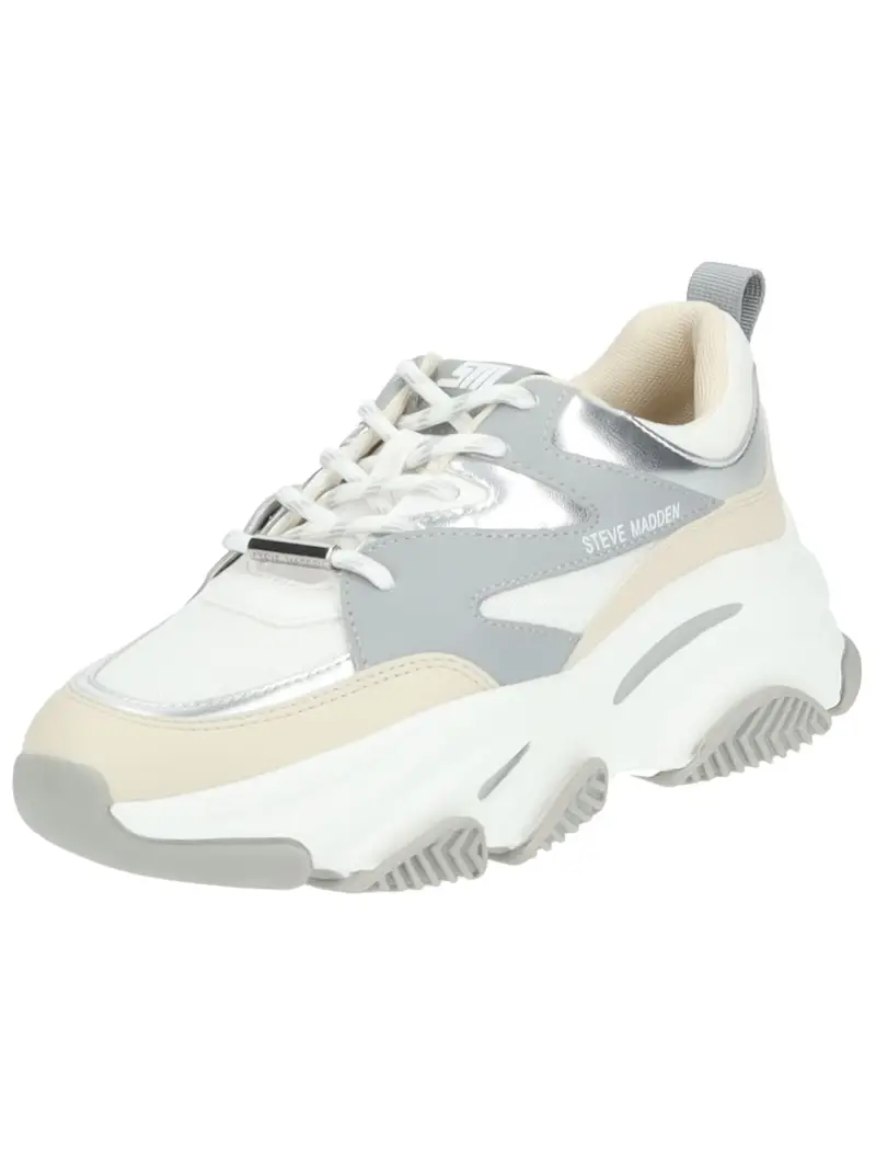STEVE MADDEN Sneaker bassa  crema / grigio chiaro / bianco