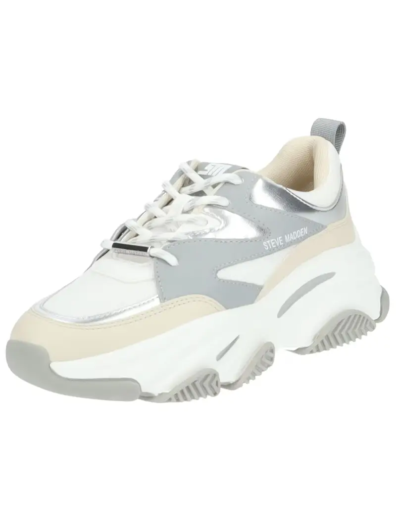 Sneaker bassa crema / grigio chiaro / bianco