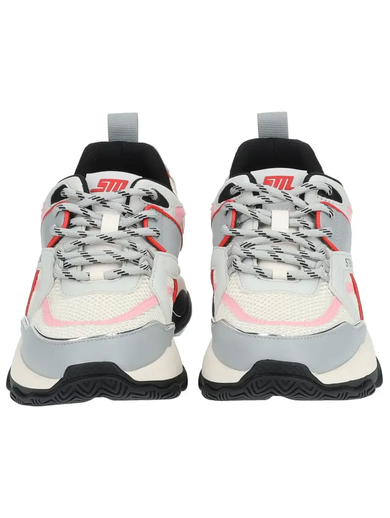 STEVE MADDEN Sneaker bassa crema / grigio / rosso miniatura 3