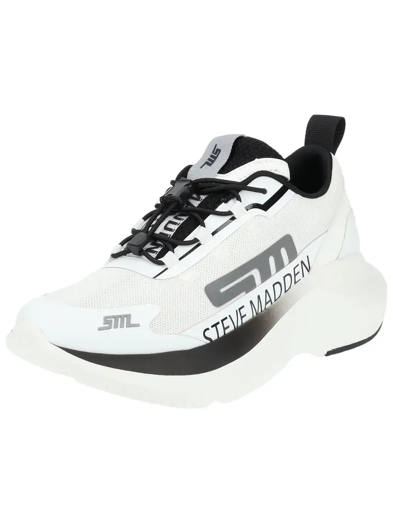 STEVE MADDEN Sneaker bassa  grigio / nero / bianco