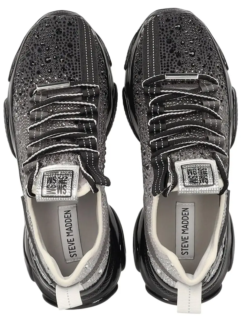 STEVE MADDEN Sneaker bassa grigio / nero / bianco miniatura 2