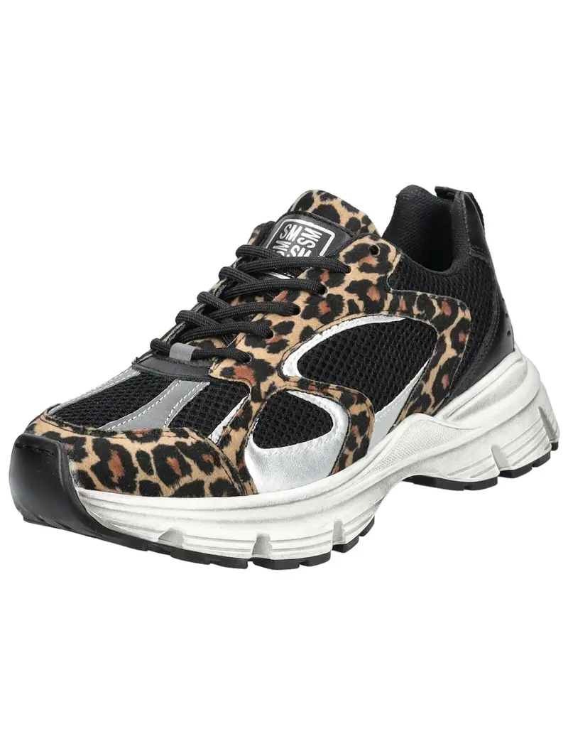 STEVE MADDEN Sneaker bassa  marrone / nero / argento / bianco