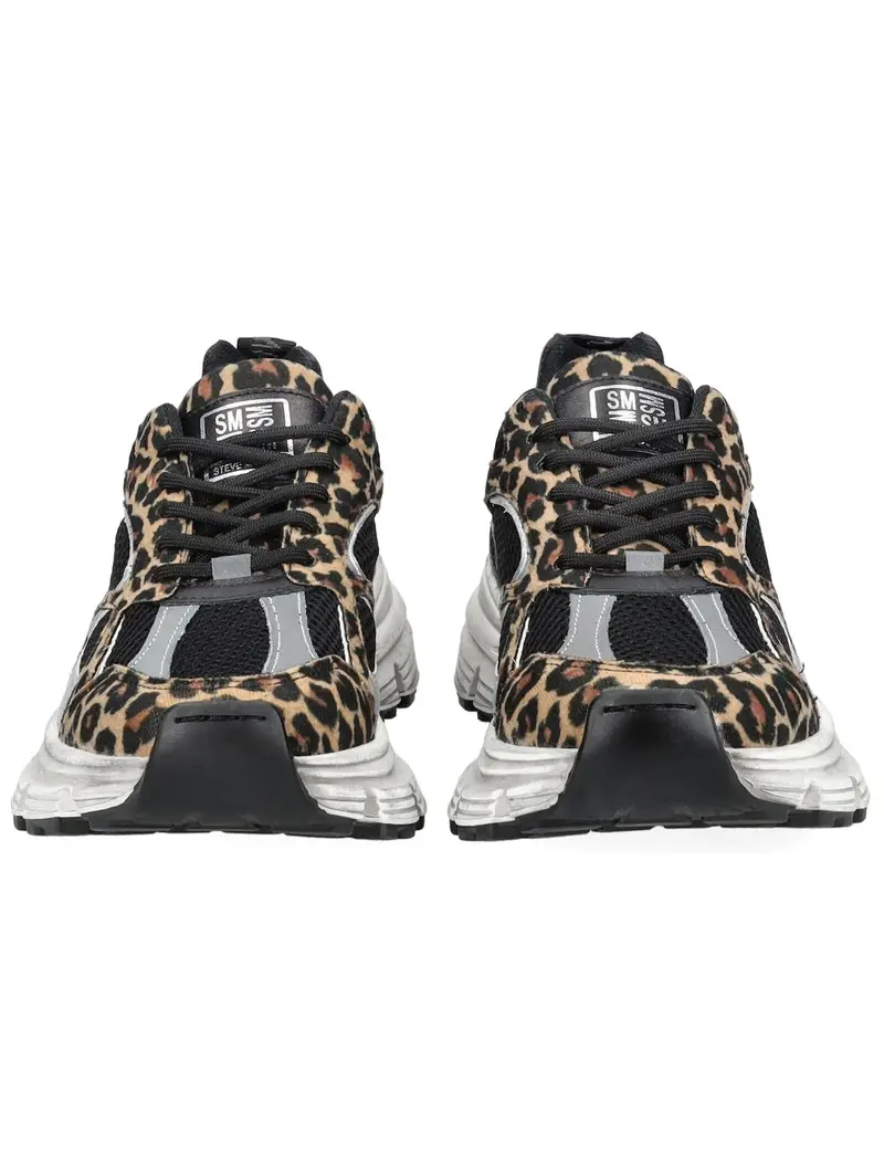 STEVE MADDEN Sneaker bassa marrone / nero / argento / bianco miniatura 3