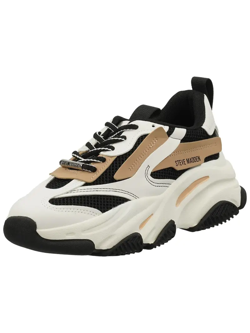 STEVE MADDEN Sneaker bassa  marrone / nero / bianco