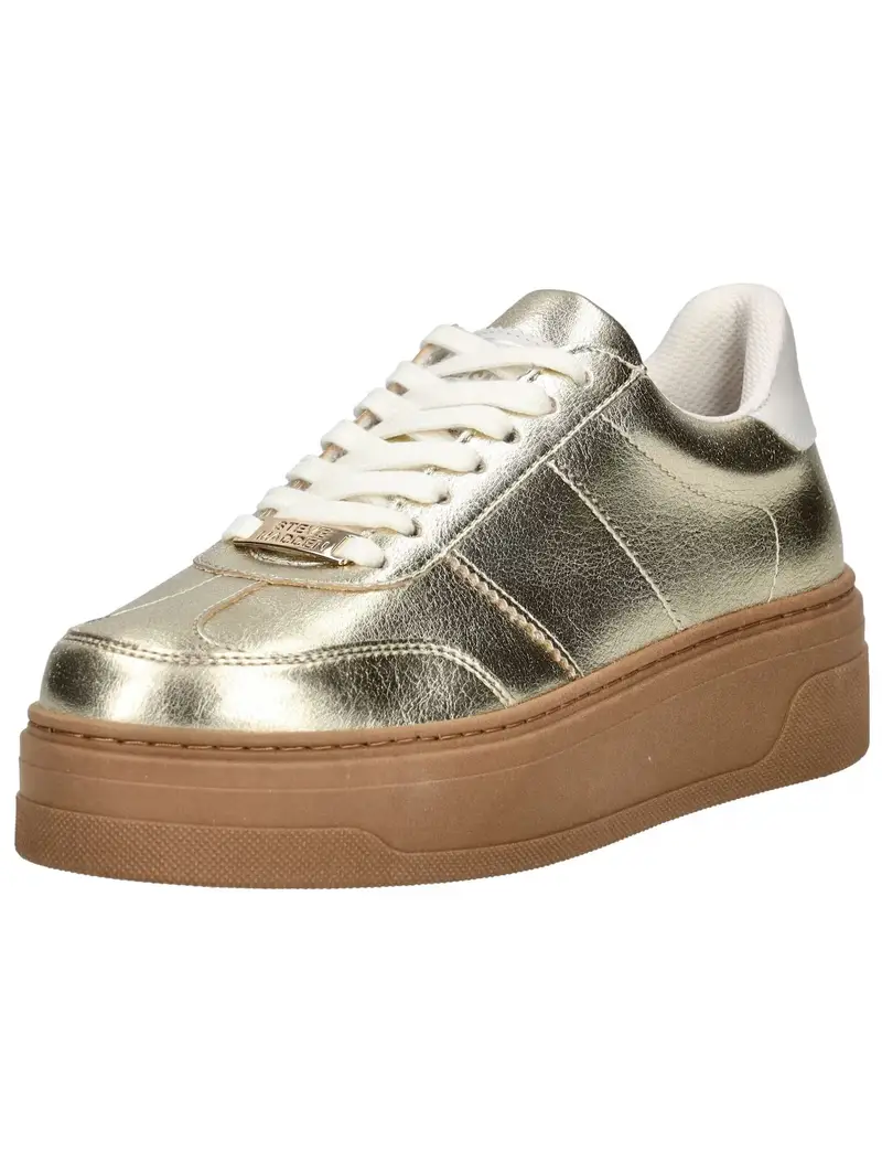 Sneaker bassa marrone / oro