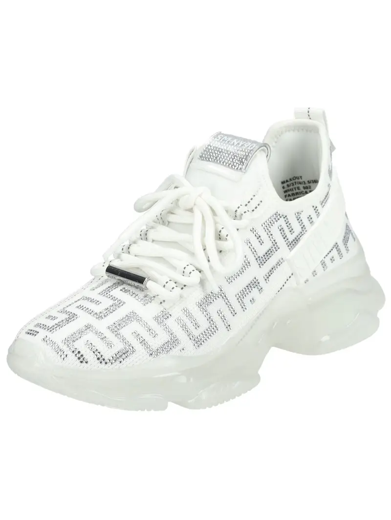 STEVE MADDEN Sneaker bassa 'MAXOUT'  argento / bianco