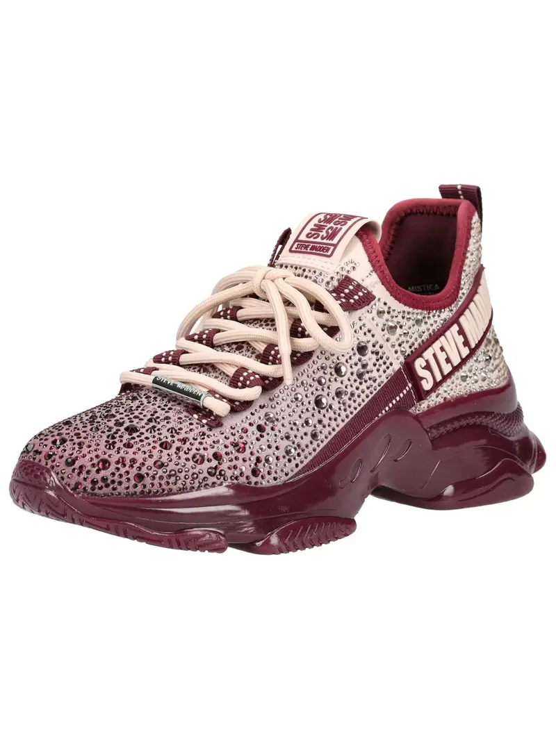 Sneaker bassa Mistica beige chiaro / rosso vino / rosso pastello