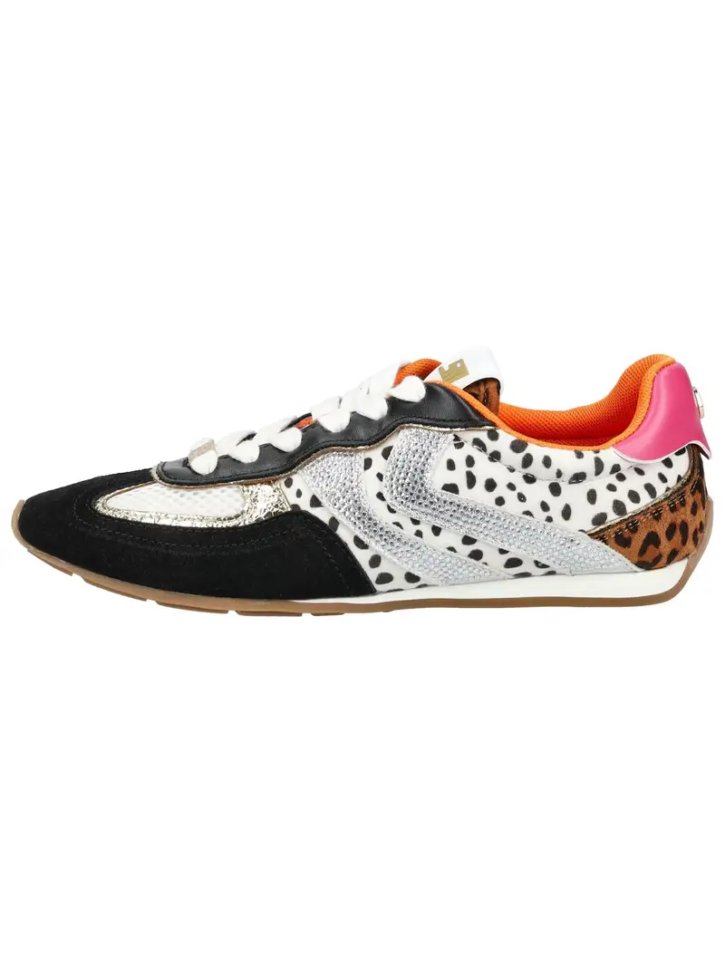 Sneaker bassa oro / nero / argento / bianco miniatura 2