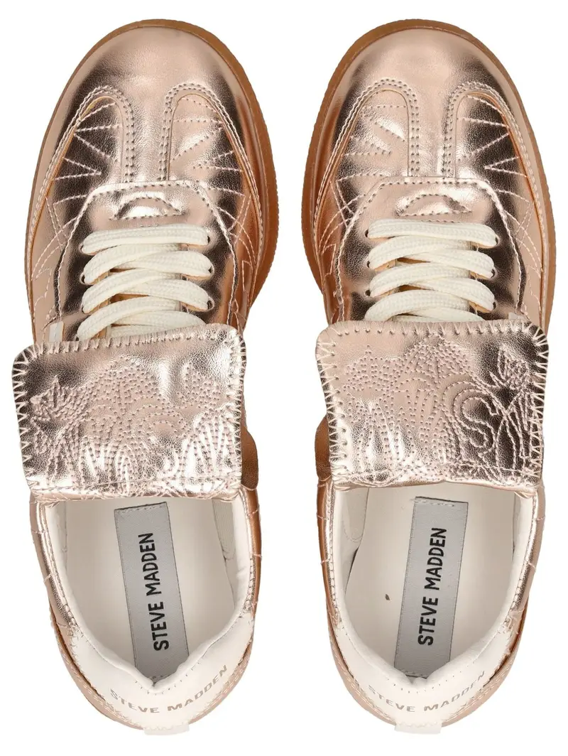 STEVE MADDEN Sneaker bassa oro rosé / bianco miniatura 2