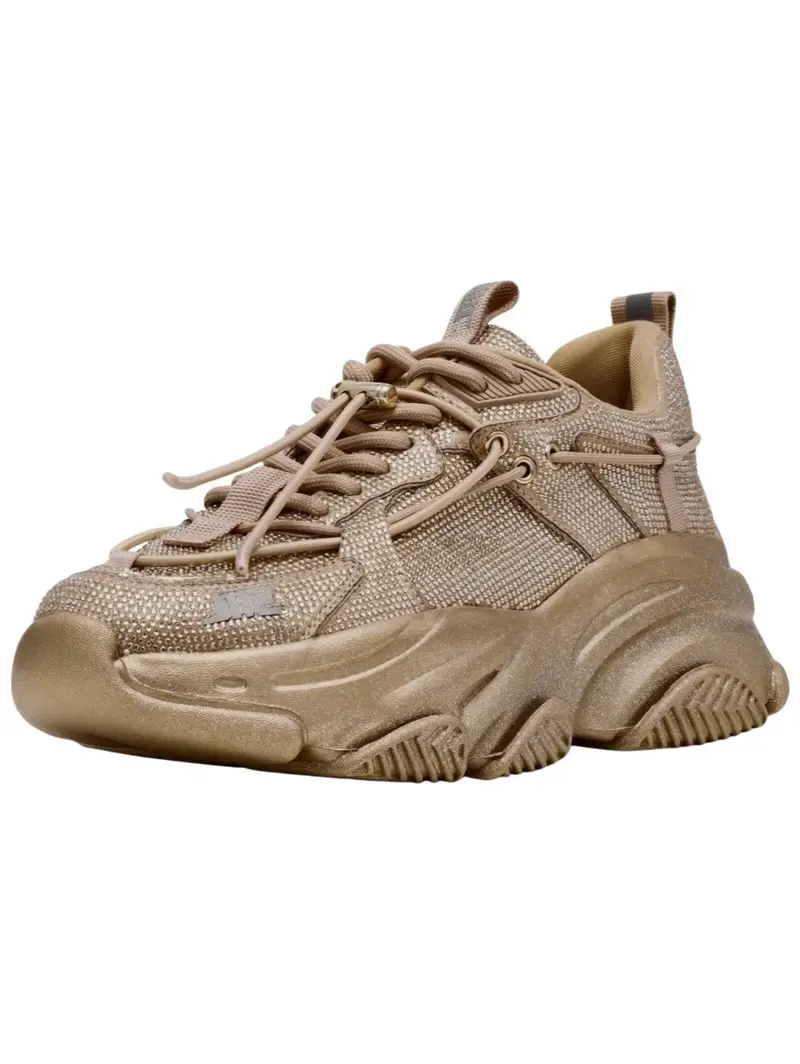 Sneaker bassa oro / trasparente