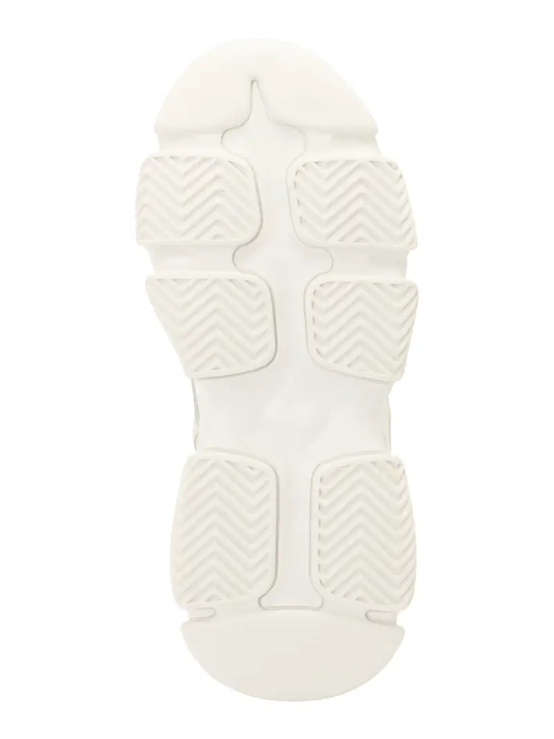 Sneaker bassa Posses beige / écru / argento miniatura 3