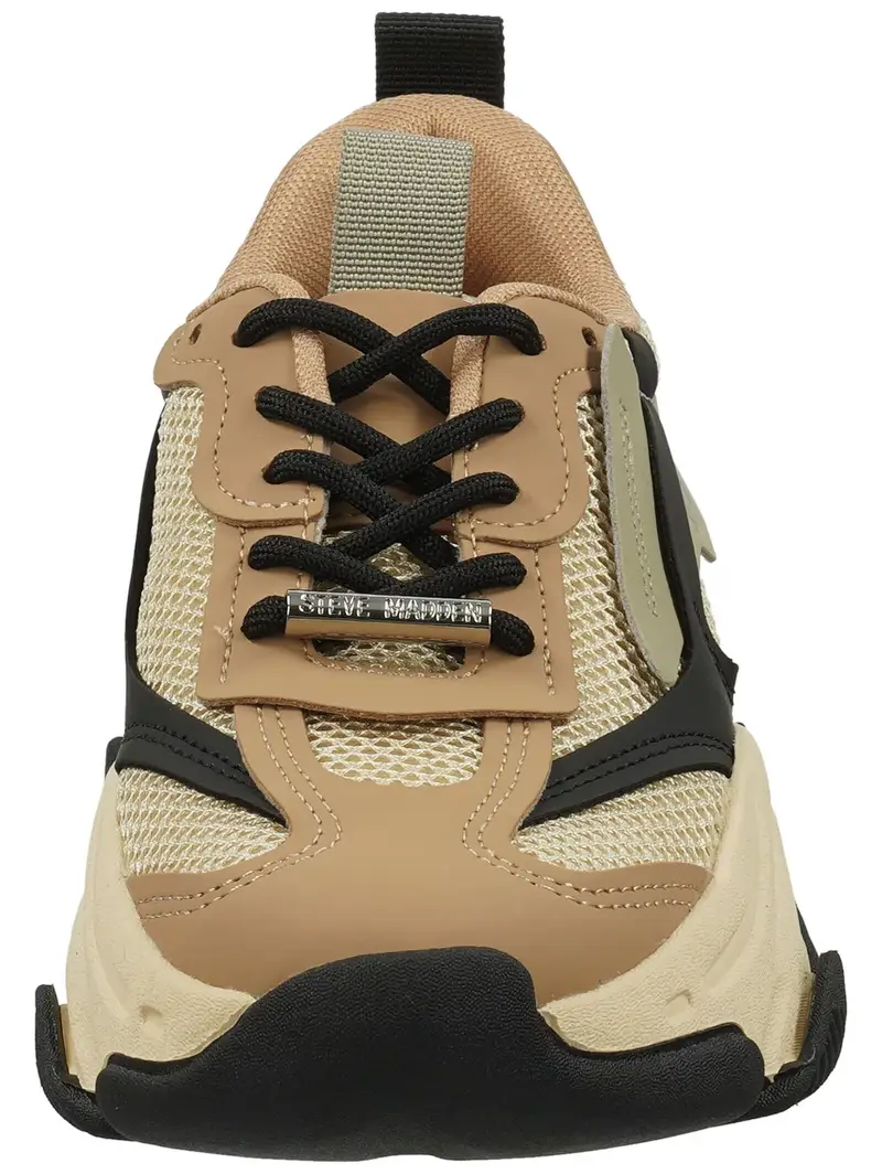 Sneaker bassa Possession beige / marrone chiaro / cachi / nero miniatura 3