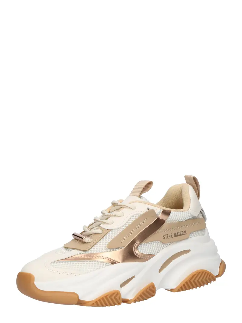 STEVE MADDEN Sneaker bassa 'POSSESSION'  camello / oro / offwhite