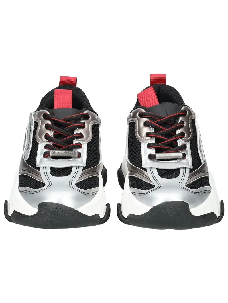 STEVE MADDEN Sneaker bassa 'POSSESSION-E' bronzo / rosso / nero / argento miniatura 3