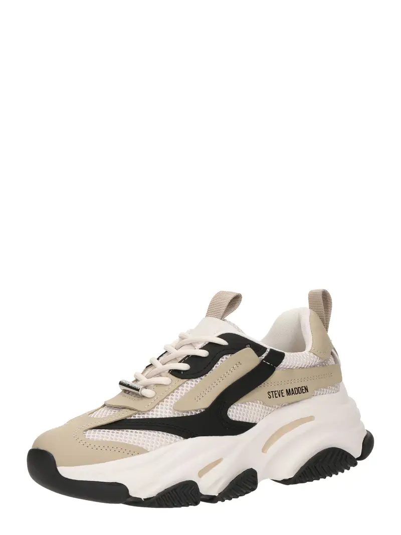 Sneaker bassa 'POSSESSION' stucco / nero / bianco