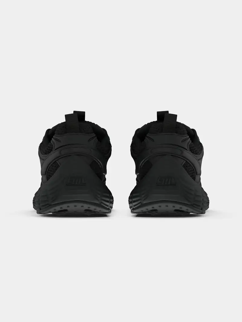 Sneaker bassa Power 1 grigio argento / nero miniatura 3