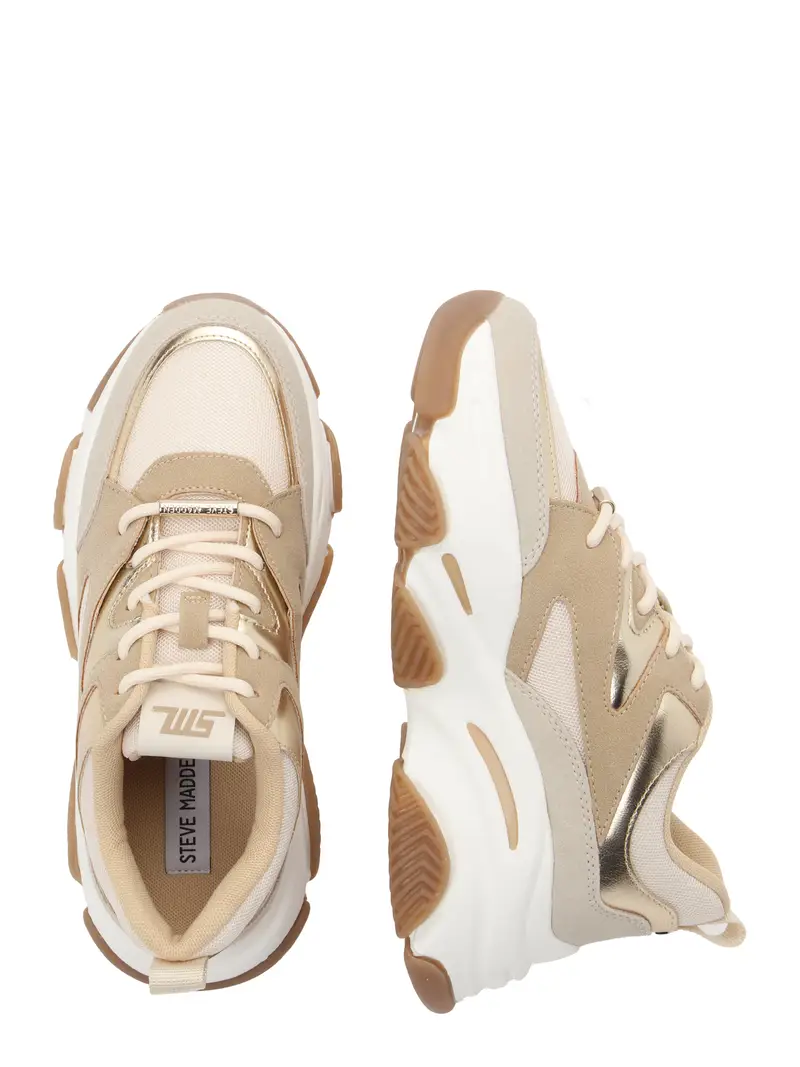 Sneaker bassa PROGRESSIVE beige / camello / oro miniatura 2