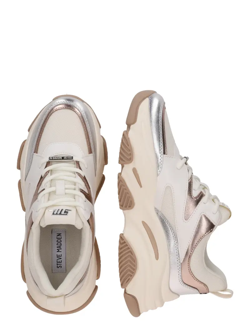 STEVE MADDEN Sneaker bassa 'PROGRESSIVE' bronzo / argento / bianco naturale miniatura 2