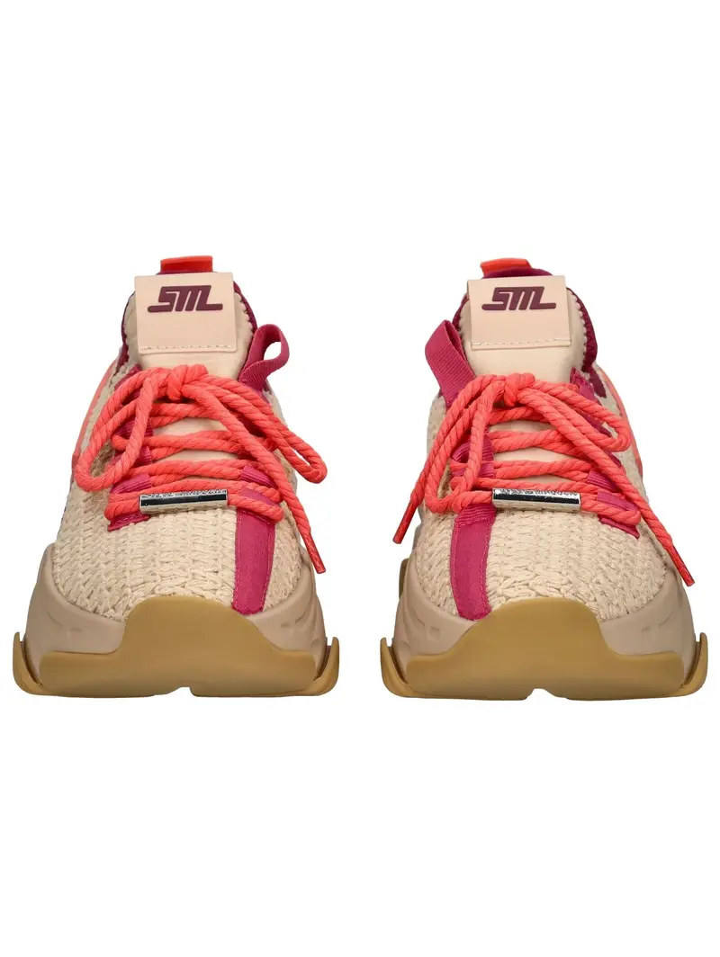 STEVE MADDEN Sneaker bassa 'Project' beige / crema / rosa / nero miniatura 3