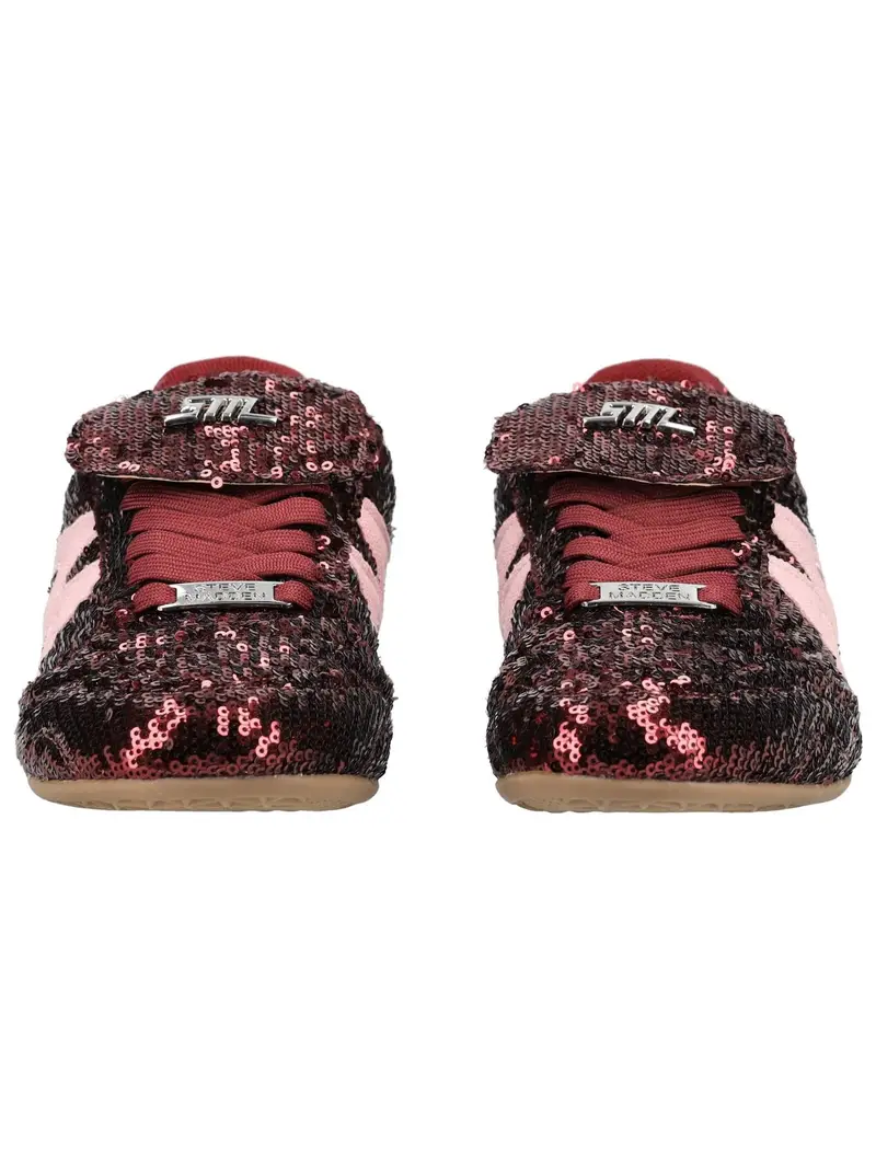 STEVE MADDEN Sneaker bassa rosa / rosso vino miniatura 3
