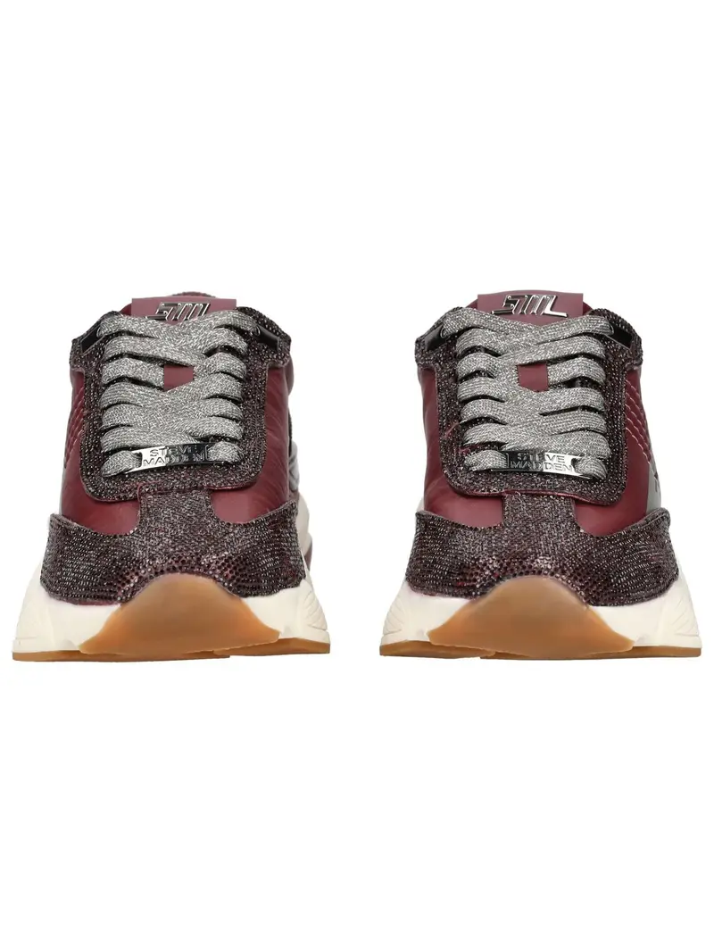 STEVE MADDEN Sneaker bassa rosso ciliegia / argento miniatura 3