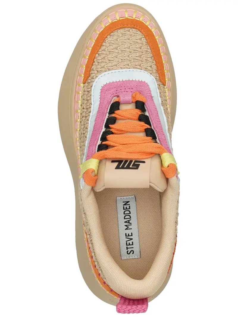STEVE MADDEN Sneaker bassa sabbia / giallo chiaro / arancione / rosa miniatura 2