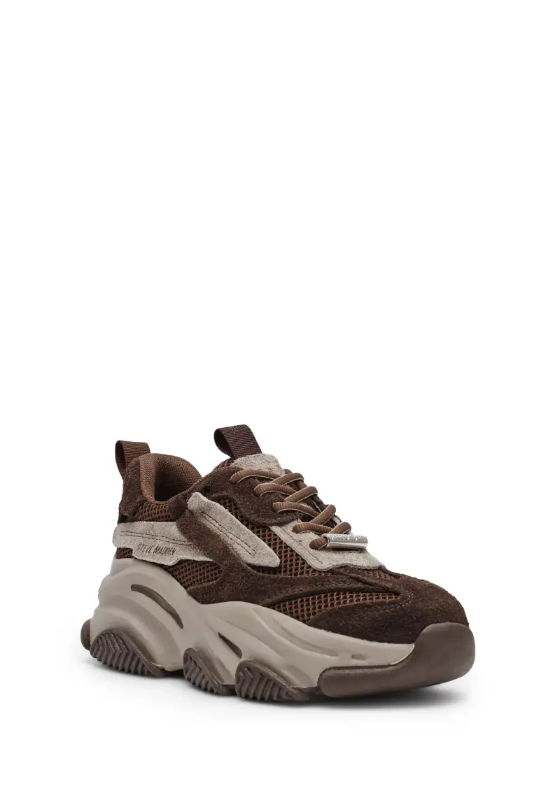 Sneakers Donna Marrone miniatura 3