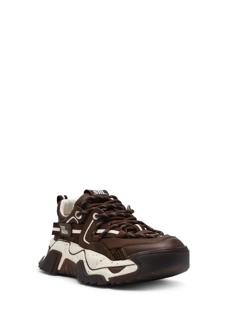 Sneakers Donna Marrone miniatura 3