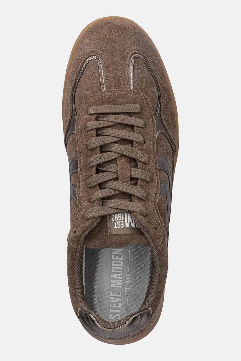 sneakers in camoscio Claymorre uomo colore marrone 12000851 miniatura 4