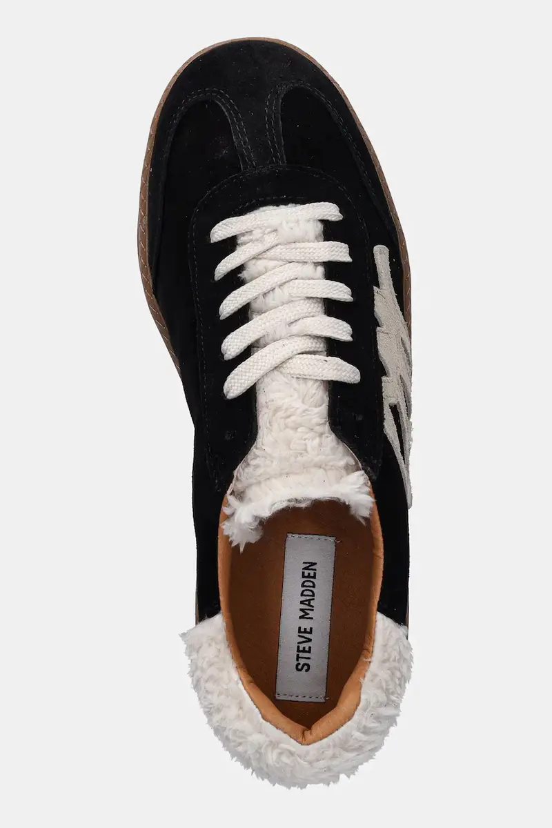 sneakers in camoscio Emina donna colore nero 11004897 miniatura 4