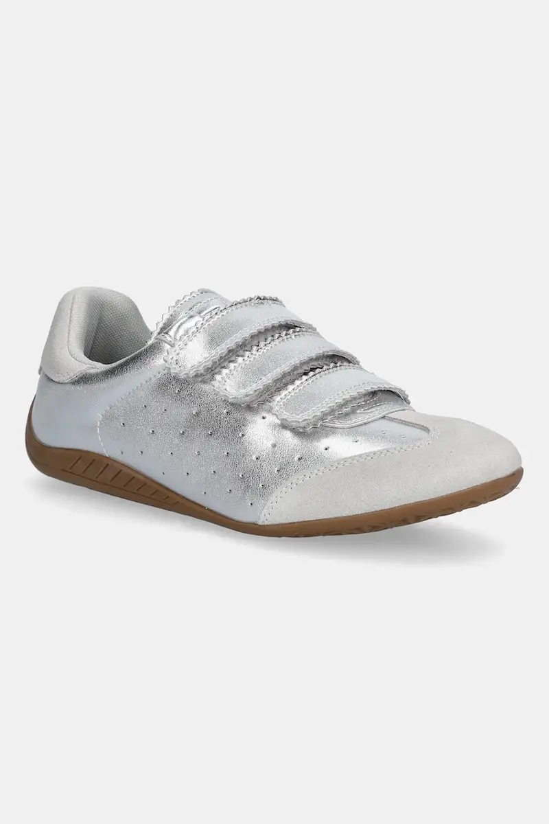 sneakers in pelle Flagship colore argento SM11003816