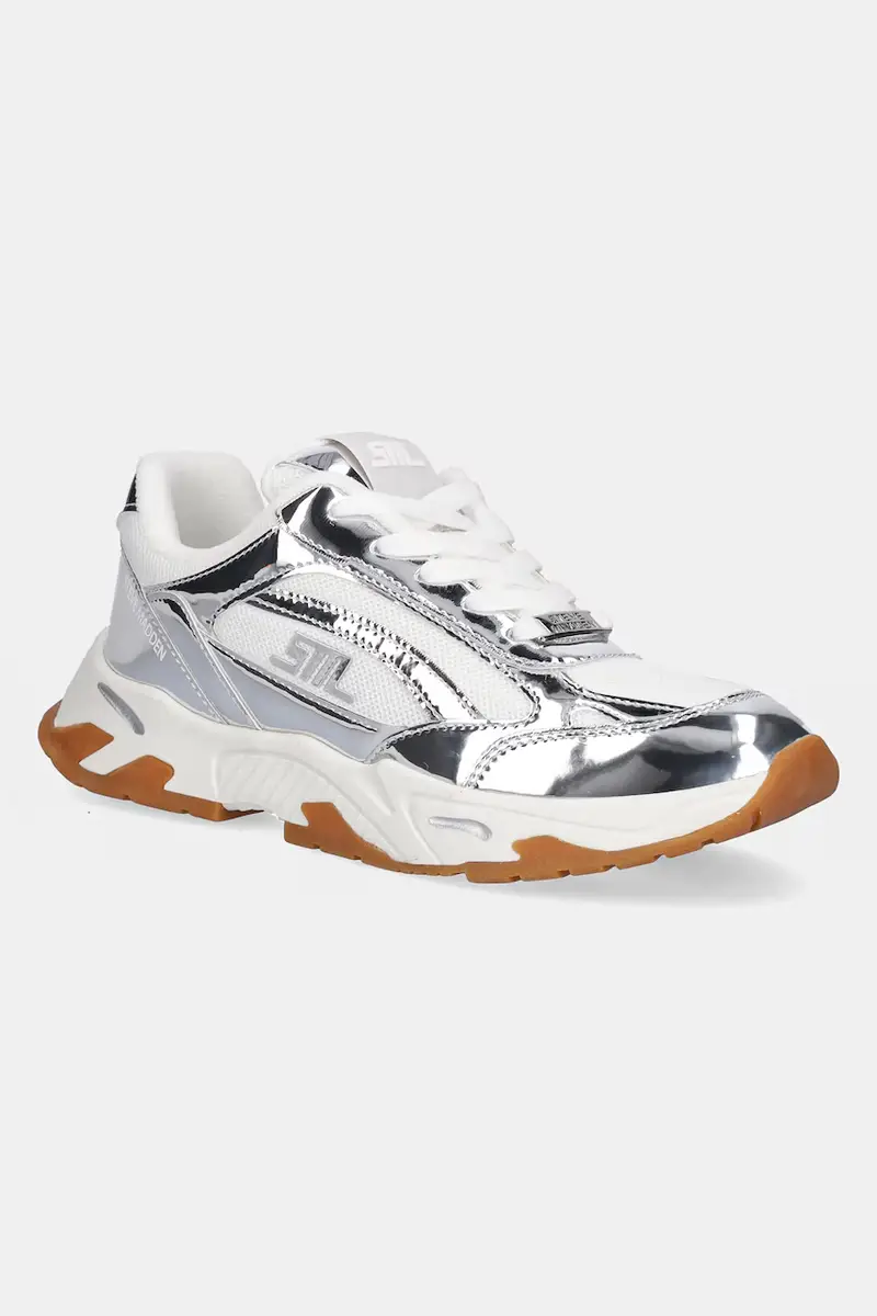 sneakers Sneak Peak-E colore argento SM19000129