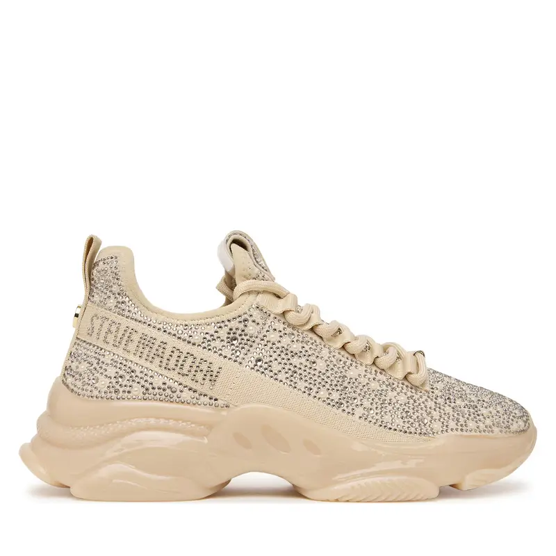 Steve Madden Sneakers Donna Écru con Dettagli Brillanti